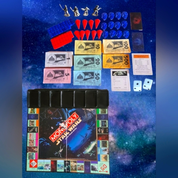 1997 MONOPOLY STAR WARS CLASSIC TRILOGY EDITION REPLACEMENT GAME PIECES - Picture 1 of 7
